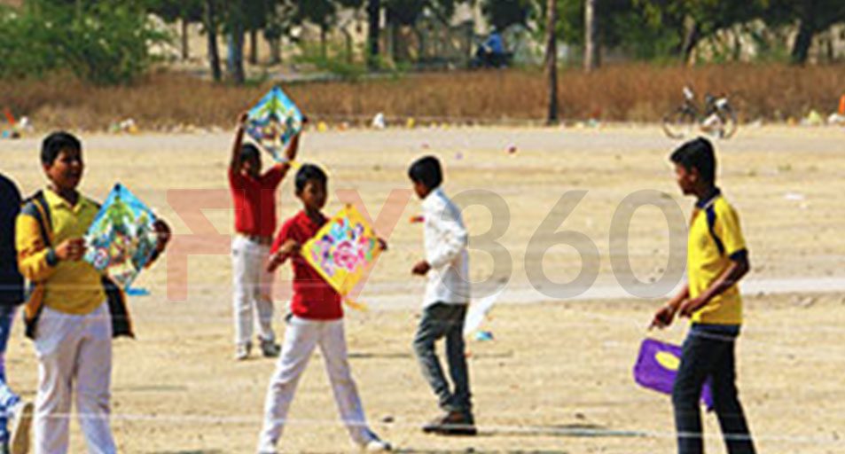 kids flying kites - Indian Kite Flying