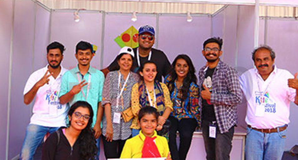team at festival - International Kite Festival