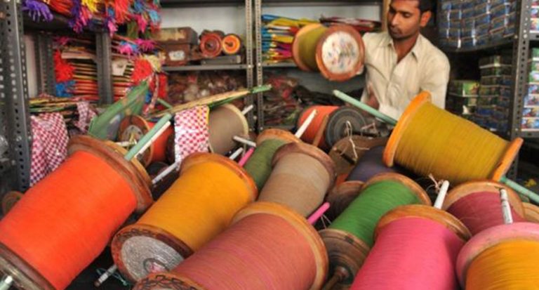 Uttarayan manja string preparation Makar Sankranti