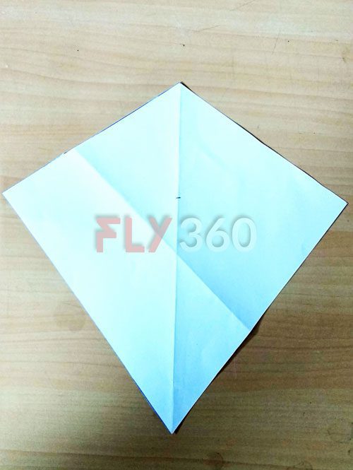 step-3-draw-rhombus-shape-of-kite-portion-diy-kite-fly360 Step 3 draw Rhombus shape of kite portion DIY kite FLY360