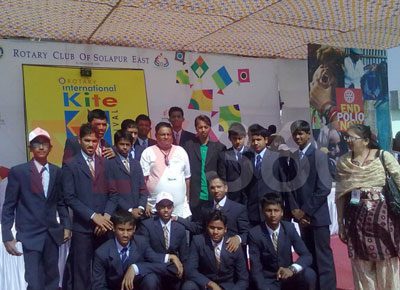 One with some of the members of team before we get started with the world record - FLY360 - kite festival