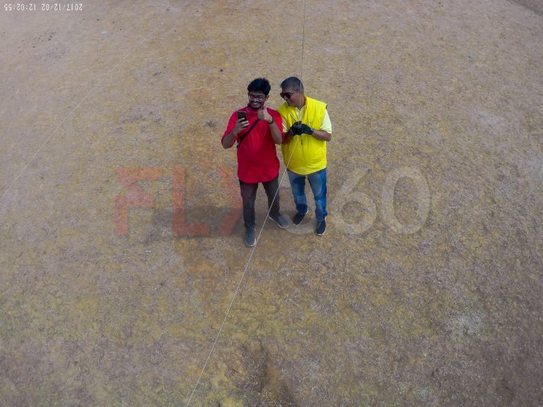 Fly360 kite aerial photography Panchgani — camera kite high altitude