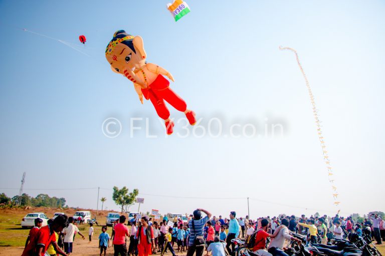Fly360 voter awareness kite show Karnataka elections 2019