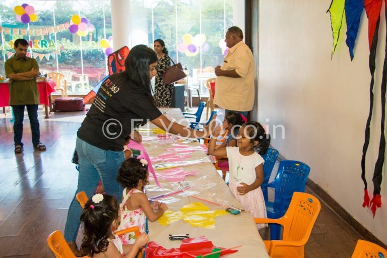 Fly360 birthday kite workshop kids Mumbai 2018