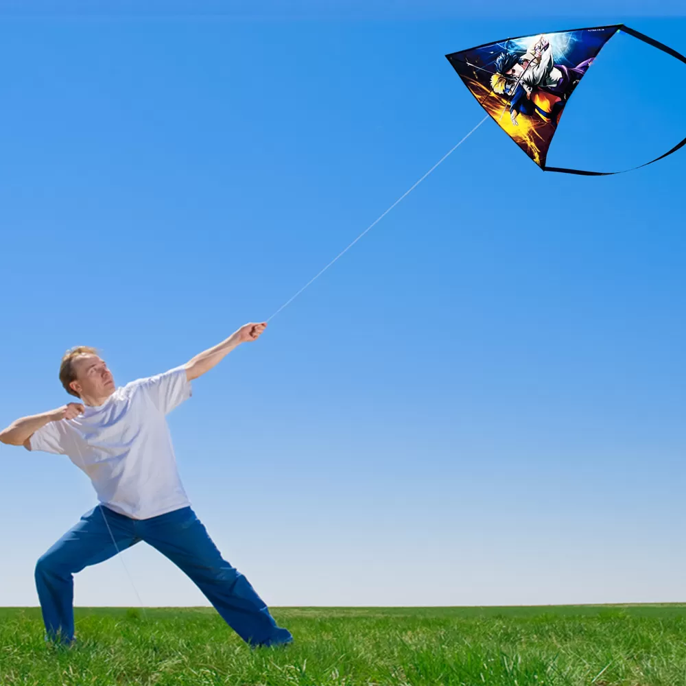 Naruto Anime delta kite for kids and adults Fly360 Designer kite