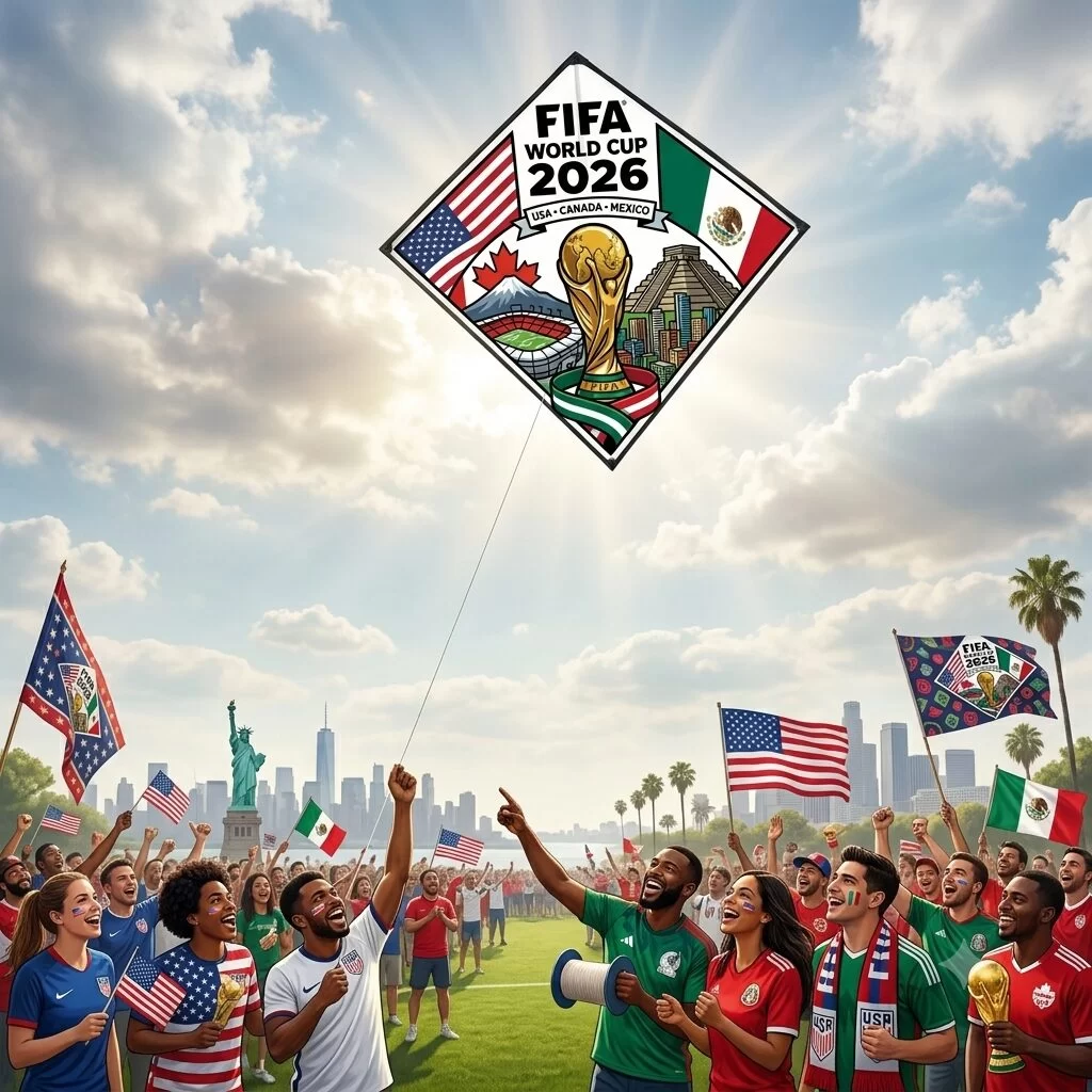 patang kite custom branded fifa 2026 kite fly360